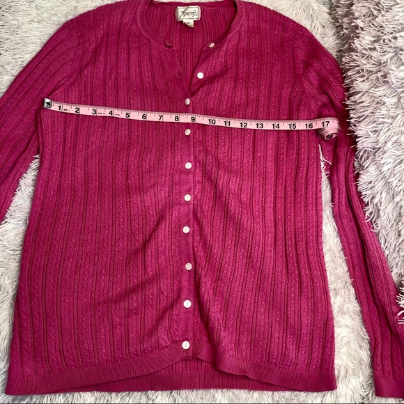 💕pink knit button up💘 - Picture 4 of 5